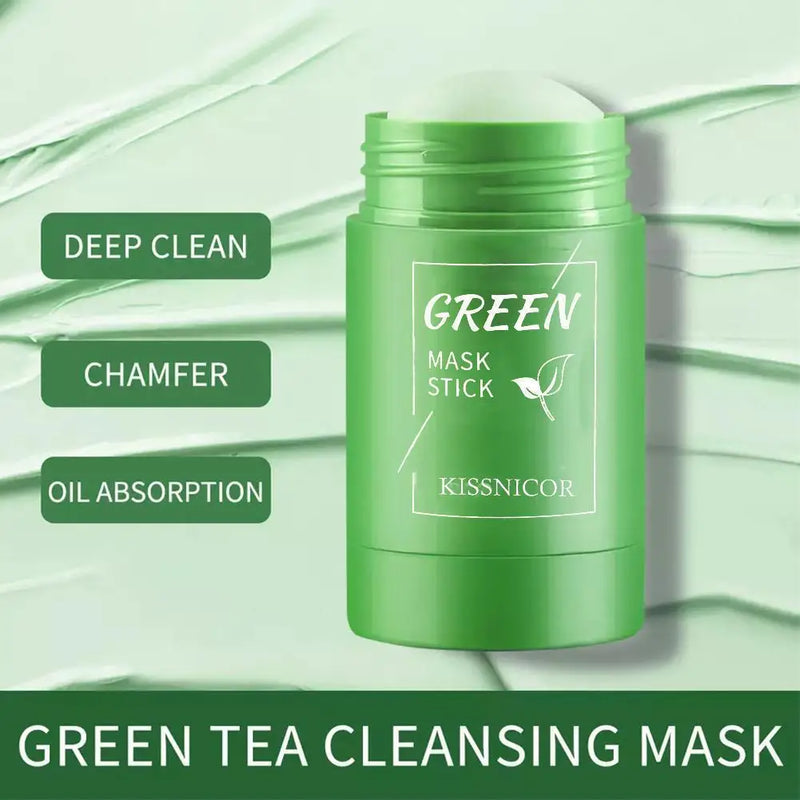 Máscara de Chá Verde Limpeza Profunda Cravos e Espinhas