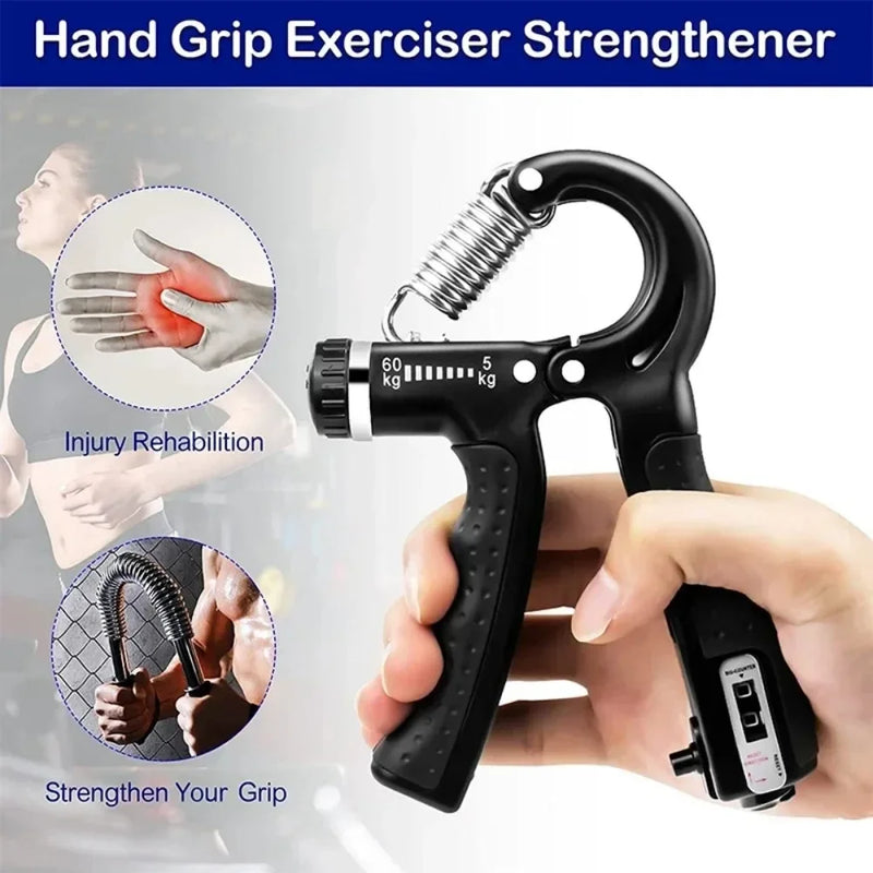 Hand Grip | Fortalecedor de Braços Resistente e Regulável 10 a 60kg