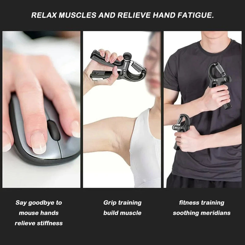 Hand Grip | Fortalecedor de Braços Resistente e Regulável 10 a 60kg
