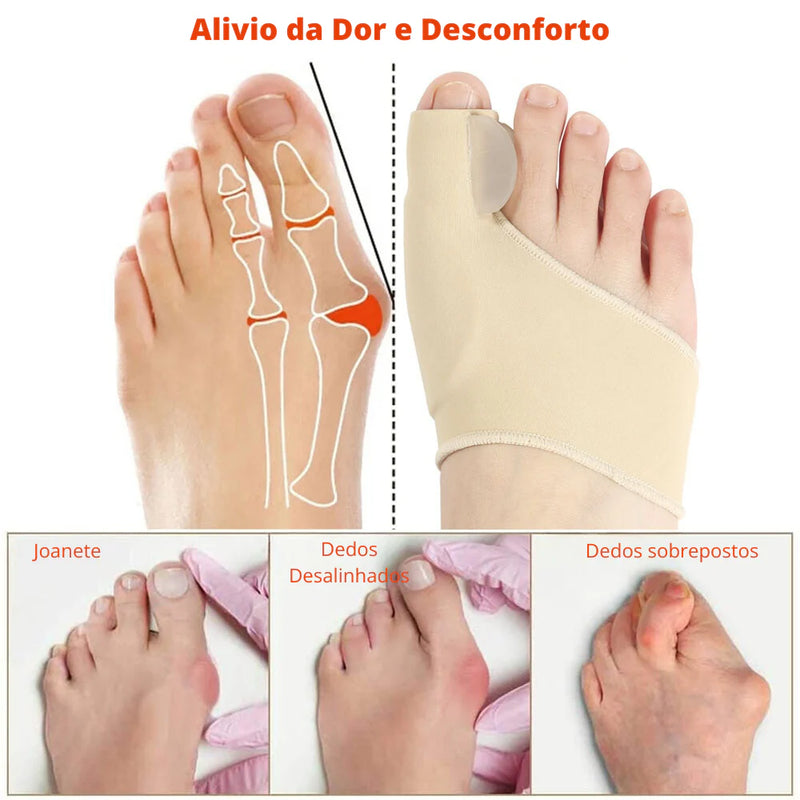 Corretor de Joanete Silicone Ortopédico
