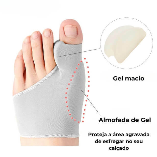 Corretor de Joanete Silicone Ortopédico